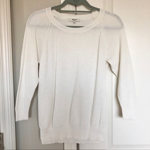 Madewell Waffle White Shirt